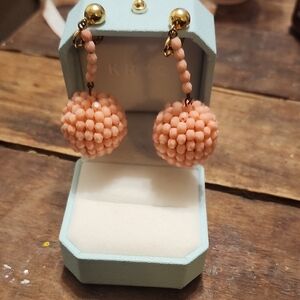 Elegant Beaded Drop Earrings